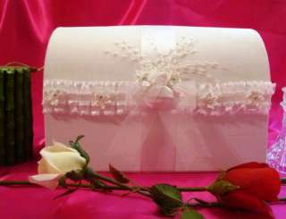 White Custom Made Wedding Card Box  