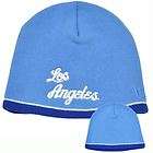   Angeles LA Lakers New Era Light Blue Cuffless Beanie Knit Hat Toque