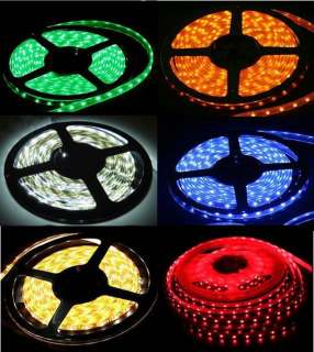 Color 1M or 5M 300 LED 3528 SMD Car Motorcycle Home DIY Strip Light 