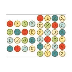 Paper Company So Delish Chipboard Stickers Alphabet; 3 Items/Order 