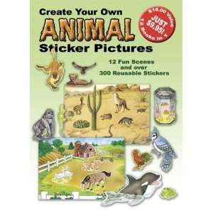  Create Your Own Animal Sticker Pictures 12 Scenes and 