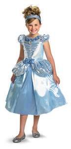 CINDERELLA LAME DELUXE CHILD COSTUME Disney Princess Halloween Kids 