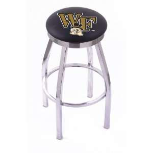  Wake Forest Demon Deacons Single Rung Flat Ring Chrome 