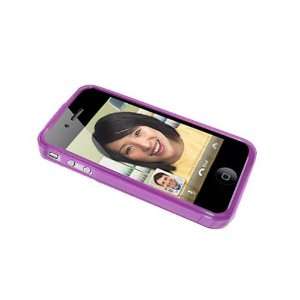  Modern Tech Purple Gel Case/ Skin for Apple iPhone 4 Cell 