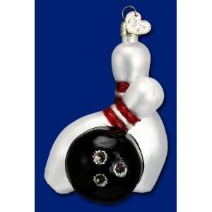  Bowling Ball & Pins Christmas Ornament
