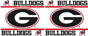 Georgia Bulldogs UGA Wall Border 5x15 Peel Stick  