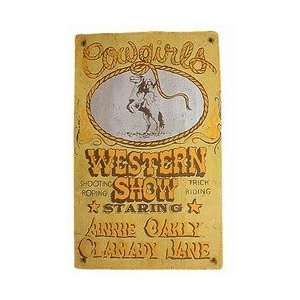  Cowgirls Western Show Old Time Western Sign
