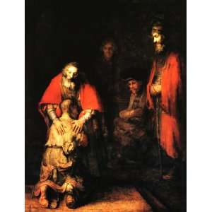 Rembrandt Painting Poster Print   Prodigal son returns by Rembrandt 31 