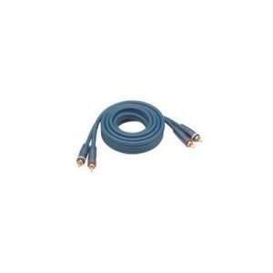   TO 2 x RCA MALE + EARTHING CABLE, GOLD PLATED, 16.4ft Electronics
