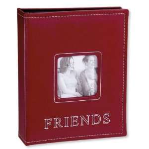  Sixtrees AL261RD2 Friends Stitched Album   Red