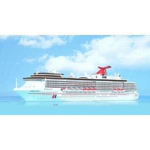  Dragon Waves Carnival Cruise Line Spirit Ship Model 