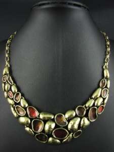 Tibet Gold Tone Wedding Party Elegant Jewelry Necklace Chains MS1961 