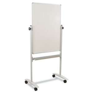   Mobile Reversible Whiteboard, White/Silver, 30 x 40 x 24 Electronics