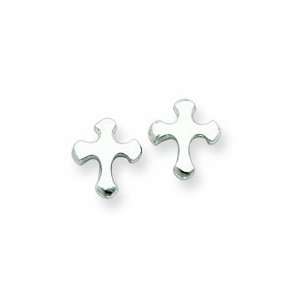  Sterling Silver Cross Earrings Jewelry