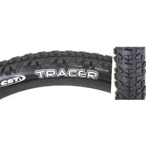  CST Tracer Tire, 24 x 1.95, Wire Bead, Black/Black 