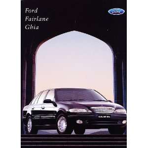  1998 Ford Fairlane Australian Original Sales Brochure 
