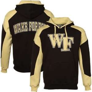 Wake Forest Demon Deacons Black Gold Challenger Hoody Sweatshirt (XX 