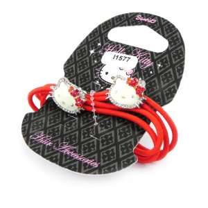  Bracelets child Hello Kitty Diamonds red. Jewelry