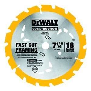  D3191 7 1/4 18T Nail Cutting Construction Saw Blade