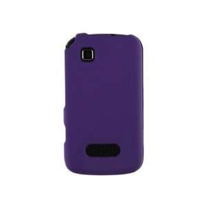  Rubber Coated Plastic Dark Purple Phone Protector Case For 