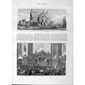  1875 CONVALESCENT QUINTON CHURCH EDMUND LOMBARD STREET 