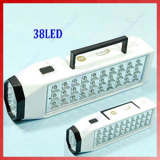38 LED Rechargeable Emergency Light Lamp High Capacity  