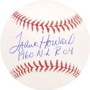 Frank Howard Autographed Baseball  Details Washington Senators, with 