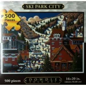  Ski Park City 500 Piece Puzzle Toys & Games
