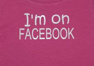 Funny Cute Baby Cotton Infant Onesie  IM ON FACEBOOK  