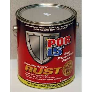  NEW POR 15 Gray Rust Preventive Paint Gallon POR15 