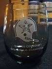 1972 DALLAS COWBOYS World Champions NFL Glass Cup  