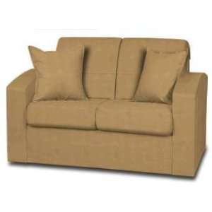  Mission Buff Faux Leather Brook Loveseat