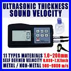 in 1 Ultrasonic Digital 5 Memory Thickness Meter Gauge Velocity 1.2 