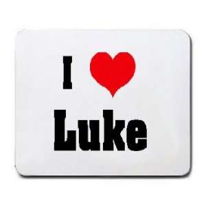  I Love/Heart Luke Mousepad