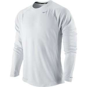 Nike Dri Fit Miler UV Long Sleeve Top 404651 100  