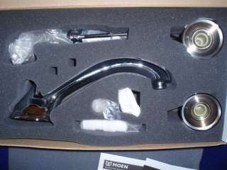 Moen T912 Kingsley Two Handle Low Arc Roman Tub Faucet W/Hand Shower 