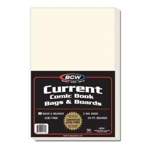  (50) Current Comic Assembled Bags & Boards (Resealable 