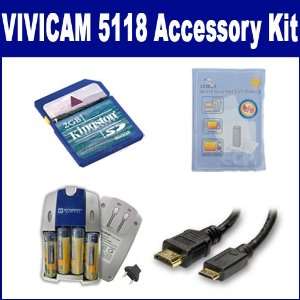  Vivitar ViviCam 5118 Digital Camera Accessory Kit includes 