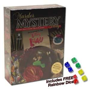  Murder Mystery Party   Lethal Luau Plus FREE Rainbow Dice 