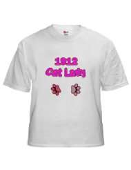 1912 cat lady Birthday White T Shirt by 