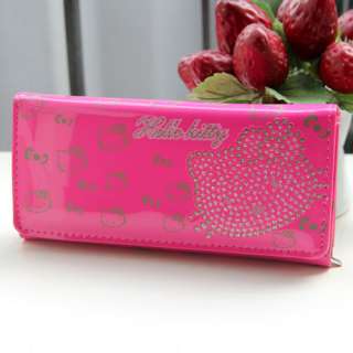 HelloKitty Shining Long Purse Wallet Notecase Card Case Bag Holder 
