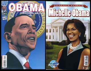   comic books dedicated to our President and the first lady. NM or