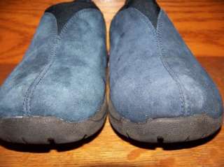   10 leather slip on loafer mocassin casual dress shoe comfort GUC brown