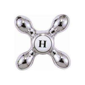   Imports 105988 Two Cross Metal Replacement Handles   Chrome Home