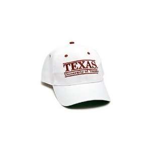 Texas Longhorns White Bar Cap By The Game  Sports 