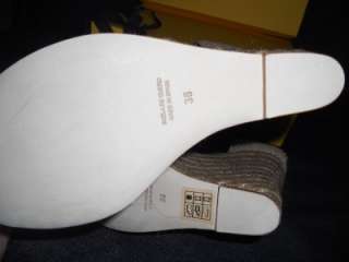   Up Ankle Espadrille Rope Platform Wedges Sandals Shoes 38.5 8.5  