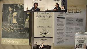 Signed Condoleezza Rice Ordinary People Book 1/1 HC PIC 9780307587879 