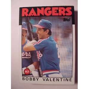  1986 Topps #261 Bobby Valentine