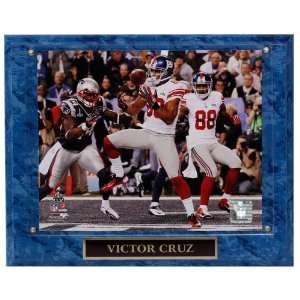  NFL Victor Cruz New York Giants 10.5 x 13 Super Bowl XLVI Catch 