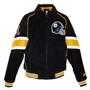 Steelers NFL Suede Varsity Jacket by GIII NEW XL  